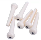 Guitar Bridge White Plastic - Taal Musicals